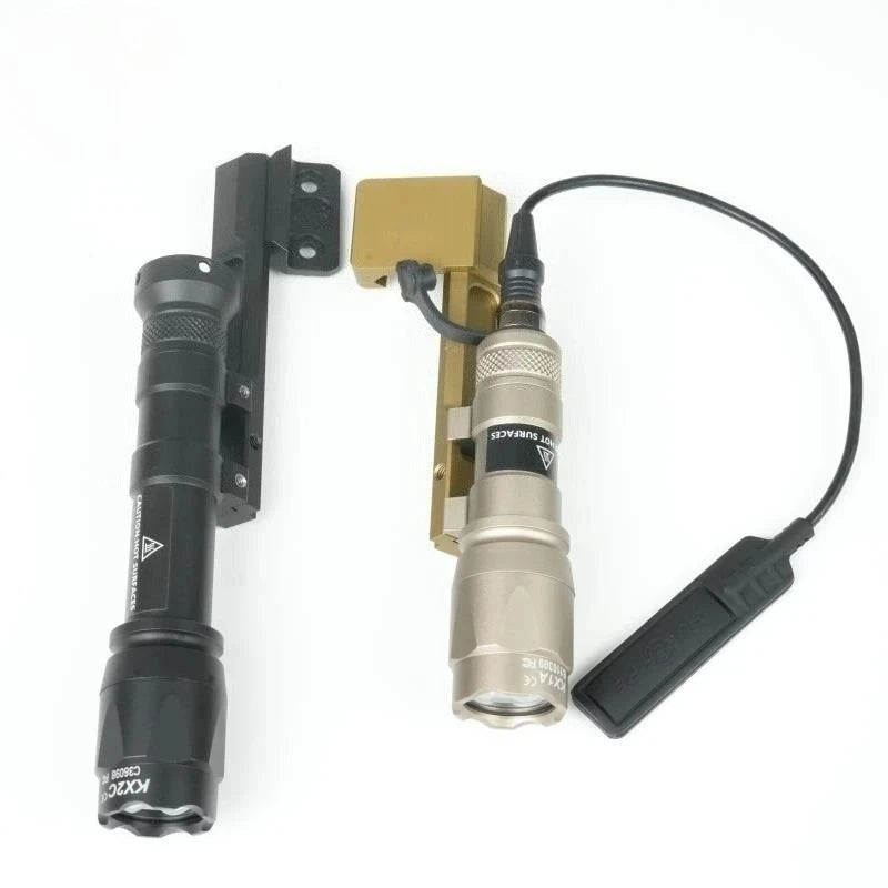Tactics SF M300C M600C M600 Flashlight LED White Light AR15 Hunting Airsotf Accesssories Lamp with ML--OK/20MM Rail Mount