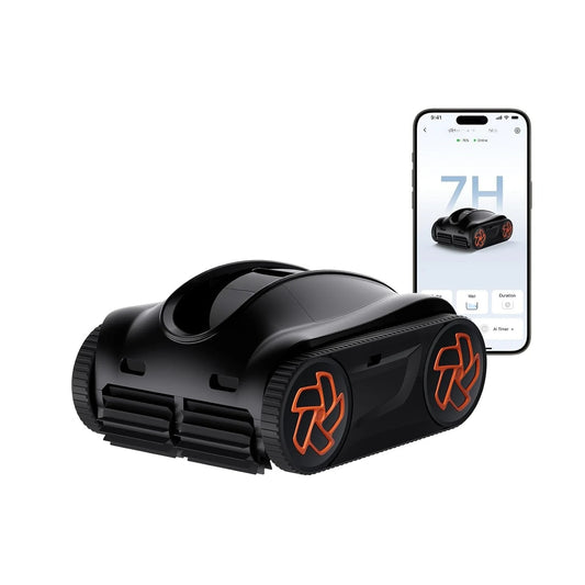 K Series Robotic Pool Cleaner, 7H Runtime Cordless Pool Vacuum, 22,000 LPH Suction Power, Smart Navigation,, Customized
