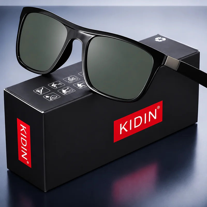 Square Vintage Polarized Sports Sunglasses Men Women Driving Outdoor Fishing Sun Glasses UV400 Hiking Cycling Shield Sunglasses