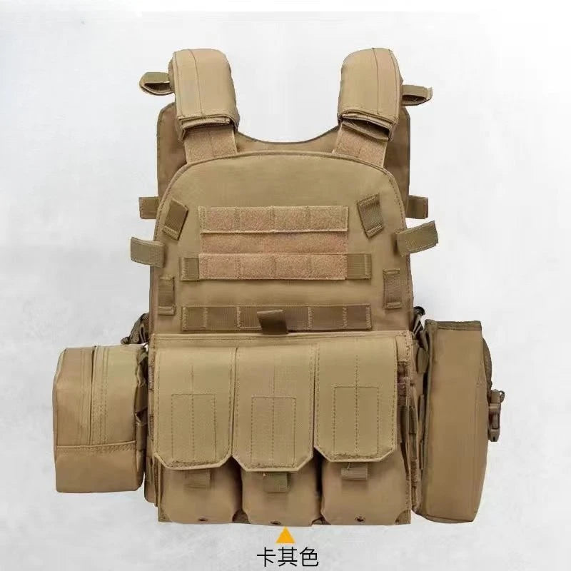 Children Nylon Gear Tactical Vest Body Protection Hunting Carrier Children Accessories Pouch Training Camping Kid Camo Vest