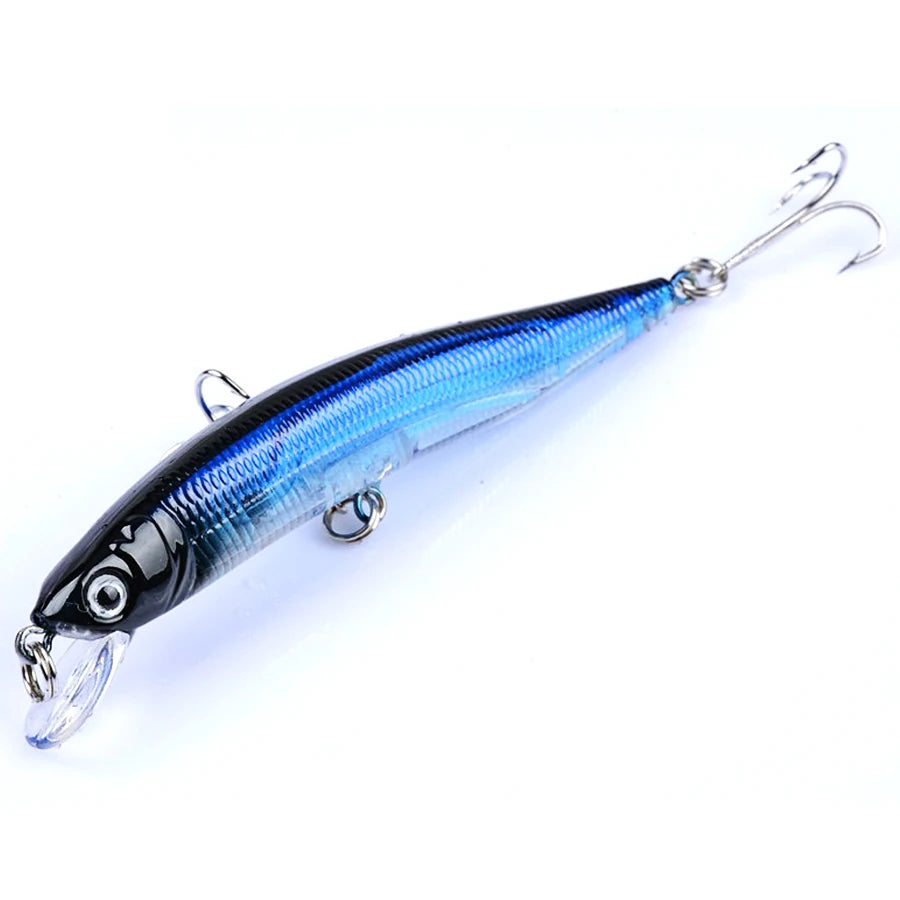 5PCS/box Premium Minnow Crankbait Fishing Lures Kit Bass Fishing Artificial Bait Set For Fishing Tackle JerkBait Bass Pike
