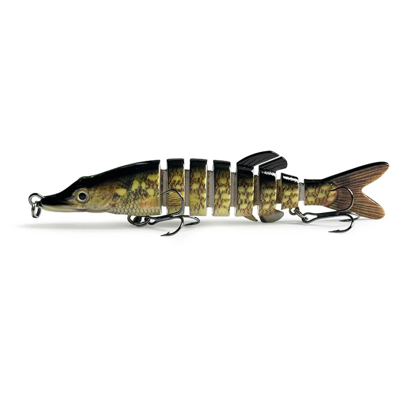 Bionic Multi-Section Lure 19g Sinking Bait for Freshwater and Saltwater, Universal Fishing Lure for Ponds, Lakes, and Ocean, Suitable for All Swimming Layers