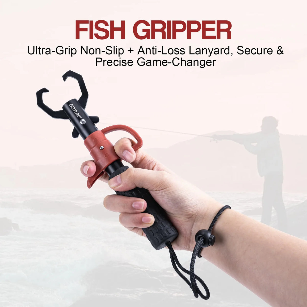 Professional Angling Tool Kit with Electronic Fish Scale, Fish Lip Grabber, Fishing Forceps, Fishing Shears, Multi‑Purpose