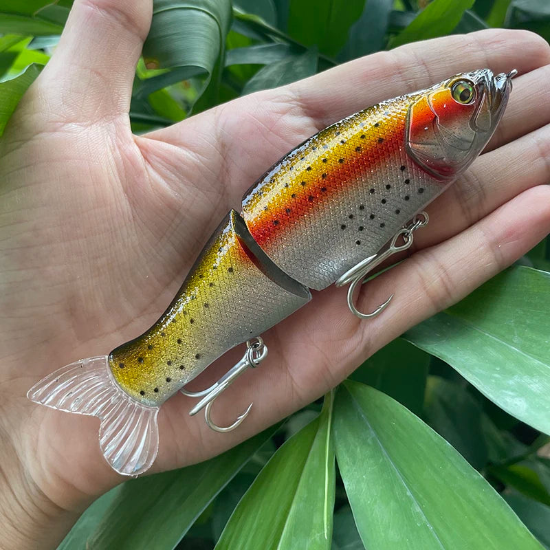 Swimbait Fishing Lure 135mm 31g Multi Joint Slow Sinking Bait Wobbler Artificial Hard bait Bass Pike Sea Fishing