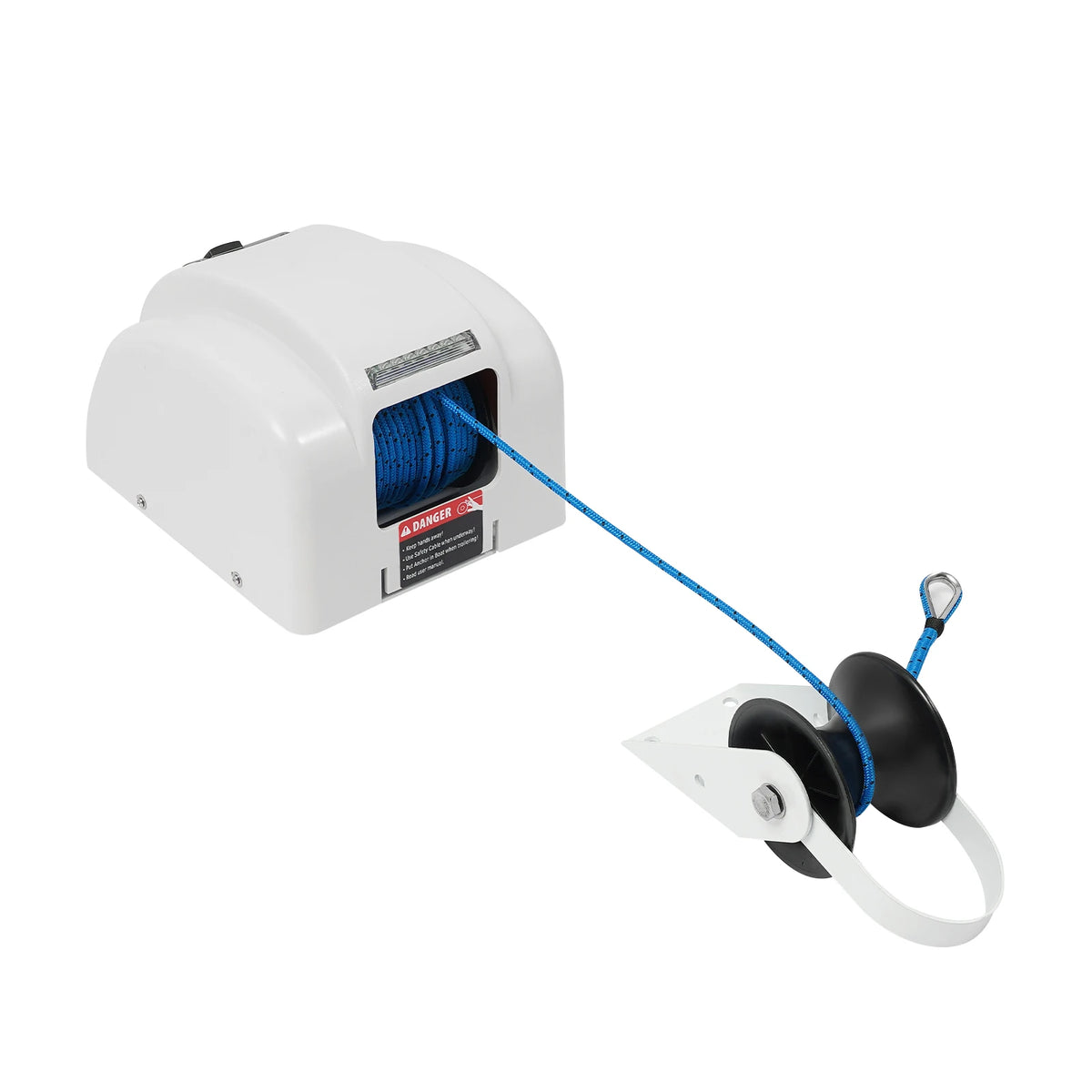 45LBS/25LBS Boat Electric Anchor Winch 12V Marine Saltwater Boat Windlass Kit w/ Remote Control & Bracket for Anchoring Dropping