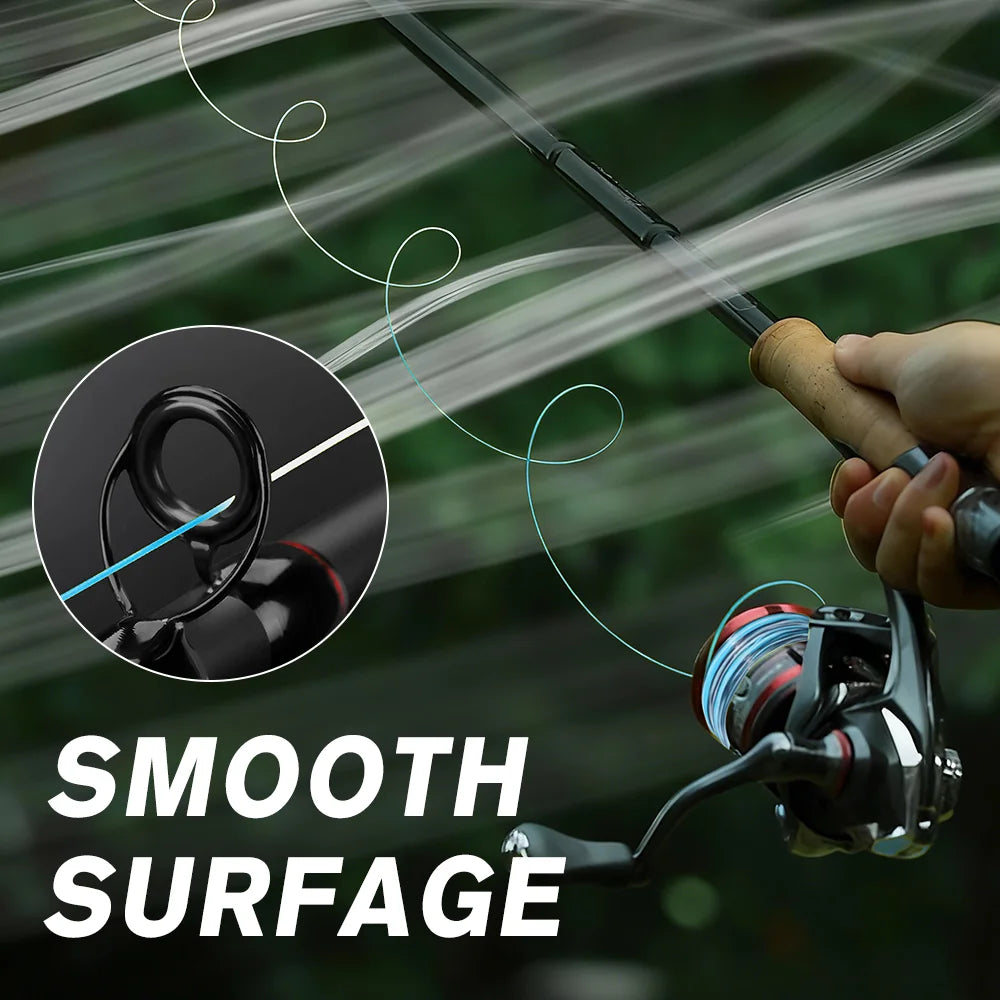 Thornsline Camo Blue Rock Fishing Line 1000m Nylon Monofilament Abrasion Resistant High Strength for Sea Fishing Shore Jigging