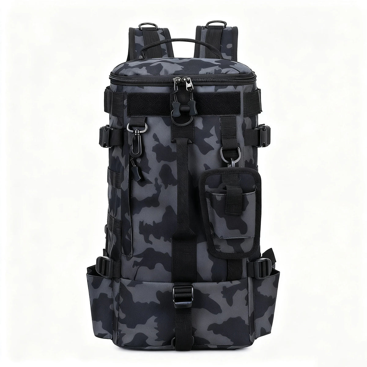 Multifunctional Fishing Backpack Tackle Bag with Rod Holders Fish Equipment Storage Waterproof Wear-resistant Outdoor Sports Bag
