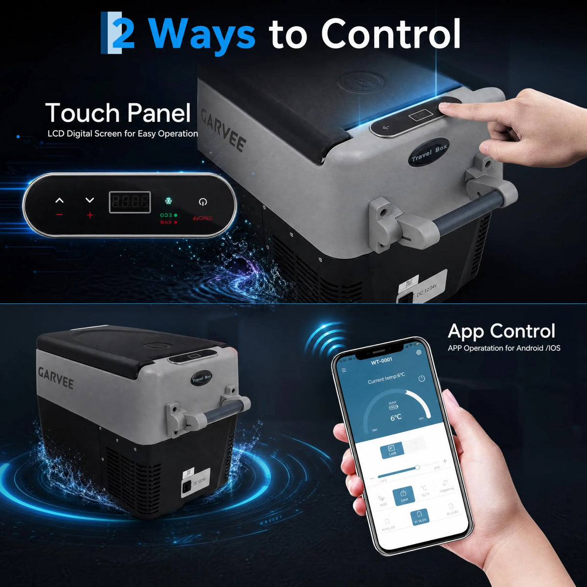 Portable 12V Car Refrigerator – Compact Automotive Cooler for Vehicles, Ideal for Travel, Road Trips, Camping – Reliable Car Interior Electronic Appliance