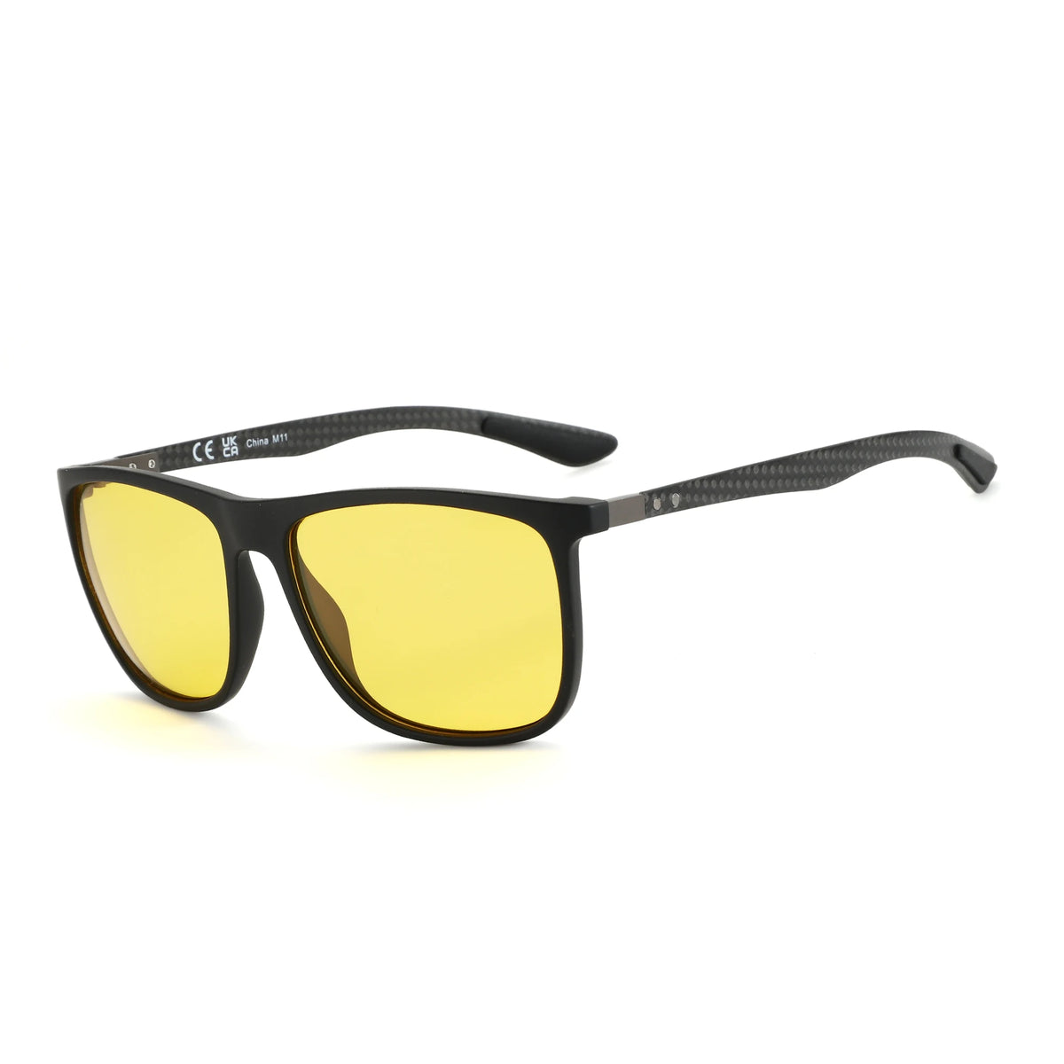 ZENOTTIC Carbon Fiber Prescription Sunglasses Square Polarized Optical Sun Glasses Shade for Driving Fishing Golf Sport