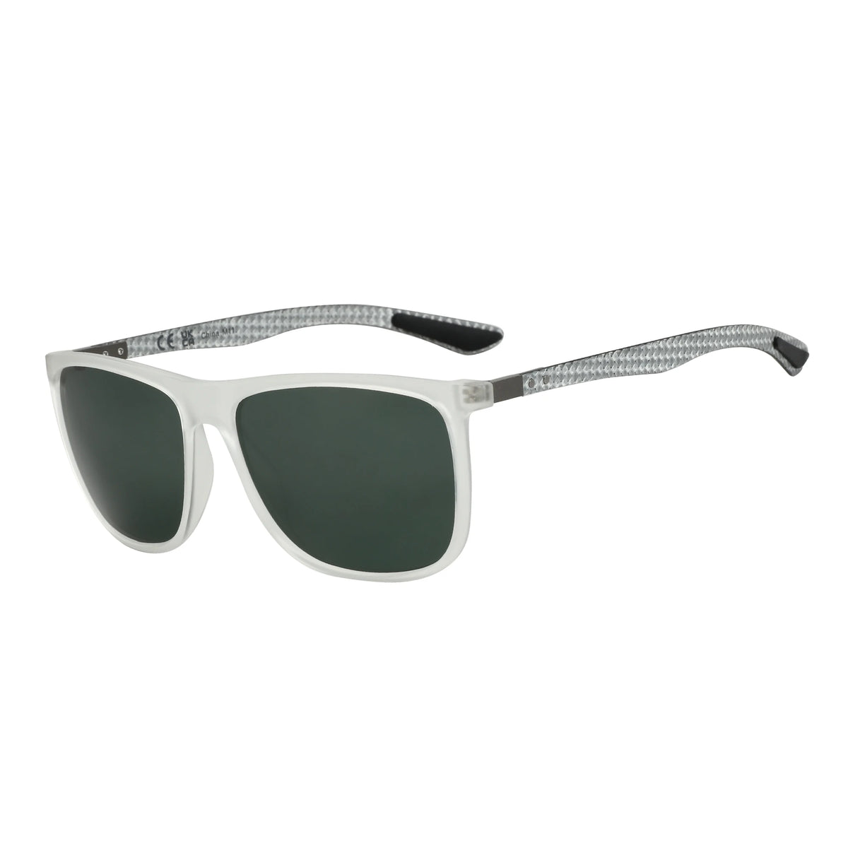 ZENOTTIC Carbon Fiber Prescription Sunglasses Square Polarized Optical Sun Glasses Shade for Driving Fishing Golf Sport