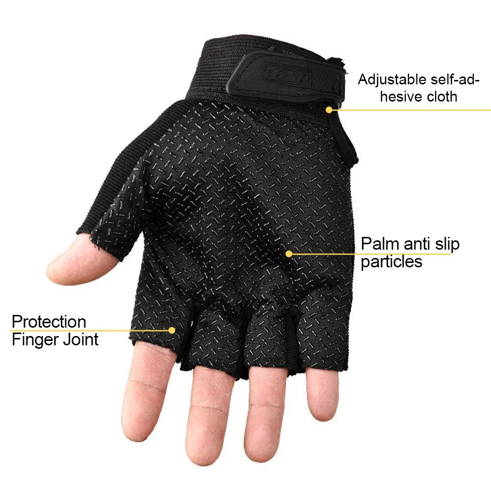 Tactical Gloves Half Finger Paintball Airsoft Shot Combat Anti-Skid Men Bicycle Full Finger Gloves Protective Gear