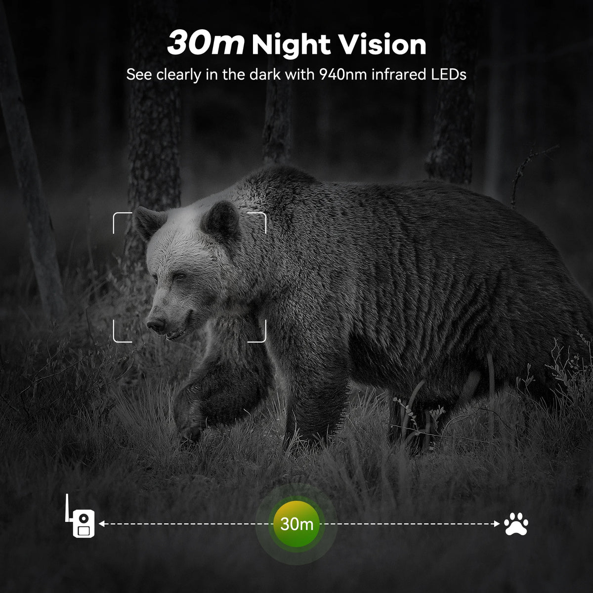 4G LTE Wildlife Camera with App, 2.7K Solar Hunting Trail Camera with SIM Card, Photo Trap Cam, PIR Motion Sensor, Night Vision  NO SD CARD