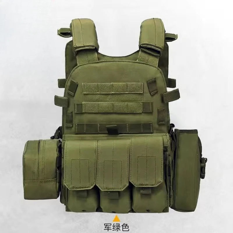 Children Nylon Gear Tactical Vest Body Protection Hunting Carrier Children Accessories Pouch Training Camping Kid Camo Vest