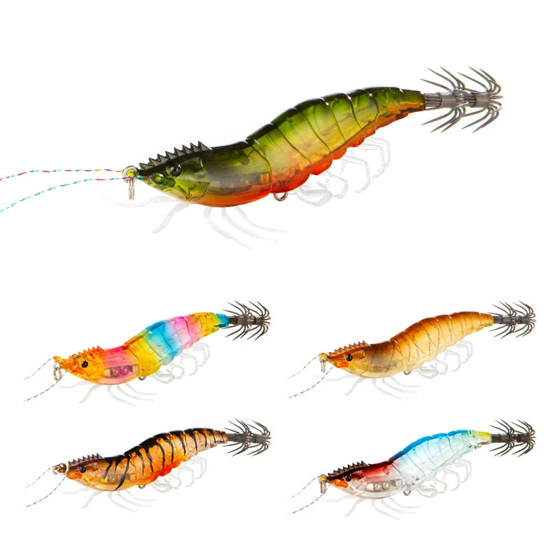 15g Squid Jig Slow Sinking Cuttlefish Egi Lure Artificial Calamar Octopus Bait Fish for Shrimp Hook Sea Fishing Lures