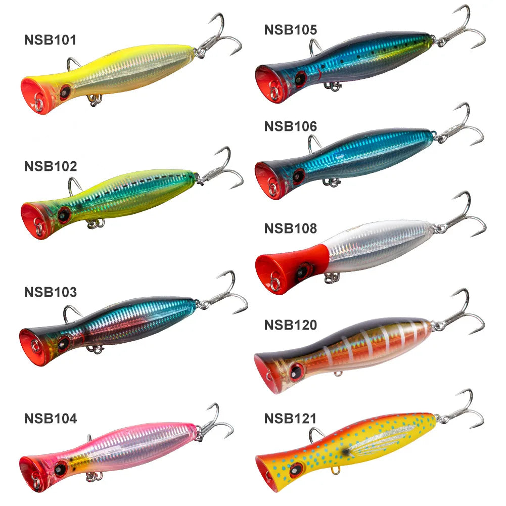 Noeby Popper Fishing Lures 12cm43g 16cm78g 20cm150g Saltwater Topwater Floating Wobbler Artificial Hard Bait for GT Fishing Lure