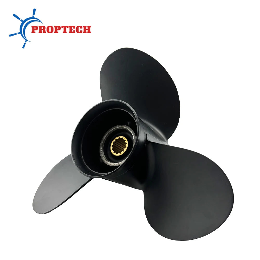 11 3/8X14 Outboard Propeller For Suzuki 35hp 40hp 50hp 55hp 60hp 65hp Motor Aluminum Screw 3 Blade 13 Spline Marine Engine Part