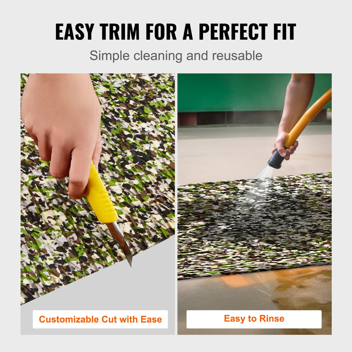 SucceBuy Boat Flooring EVA Foam Boat Decking Non-Slip Self-Adhesive Flooring Marine Carpet for Boats Yacht Pontoon Kayak Decking