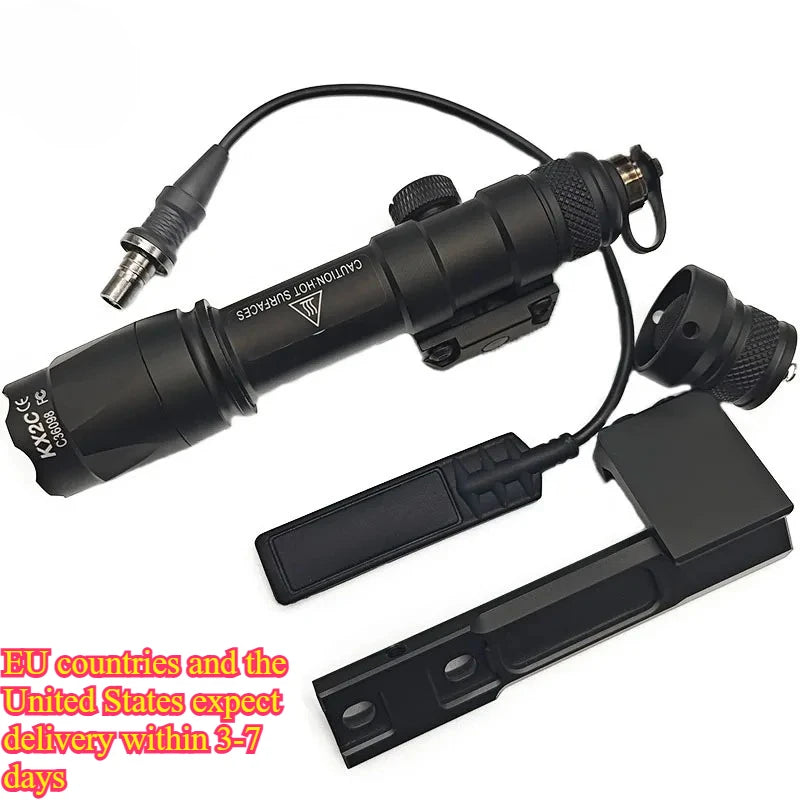 Tactics SF M300C M600C M600 Flashlight LED White Light AR15 Hunting Airsotf Accesssories Lamp with ML--OK/20MM Rail Mount
