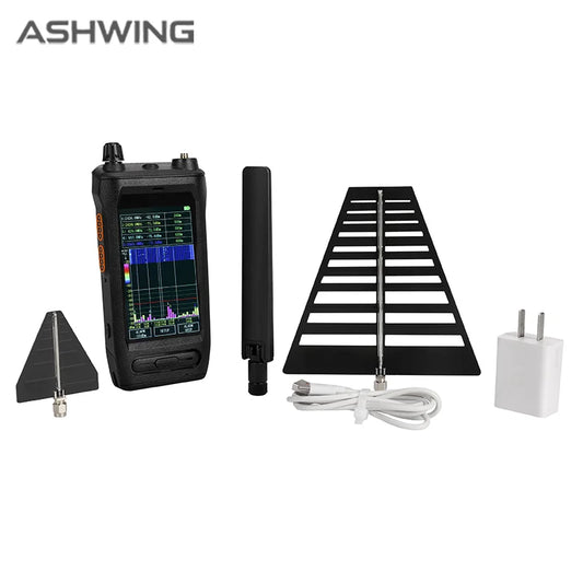 Portable 30-6000MHz Omnidirectional Drone Signal Detector, 1-5KM Long Range Handheld Professional FPV Frequency Band Detection E