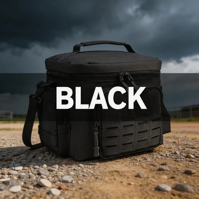 Insulated Picnic Cooler Tote Bag for Outdoor Camping, Hiking, Beach Adventures - Portable Handbag, Crossbody and Shoulder Strap Options for Men Women