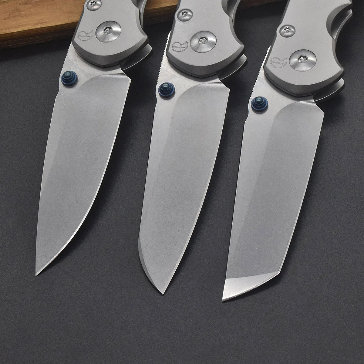 CR S35VN Blade | Stonewashed Titanium Alloy Outdoor Camping Knife | Ball Bearing EDC Survival Tool | High Hardness Ultra-Sharp