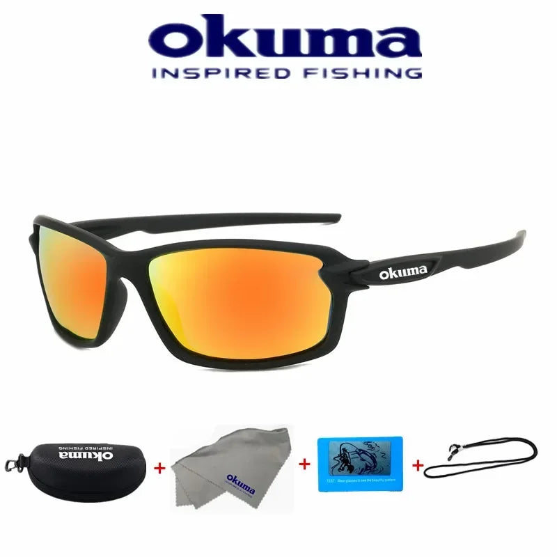 Okuma Polarized Sunglasses UV400 Men's and Women's Protective Outdoor Hunting Fishing Driving Cycling Travel Climbing Sunglasses